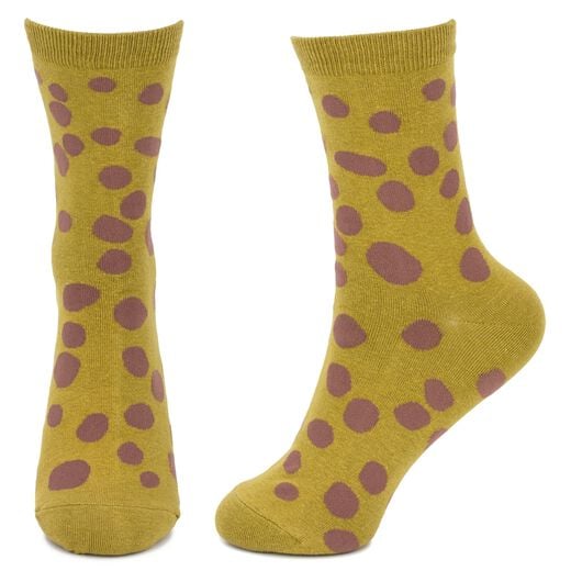 Yellow spot socks 